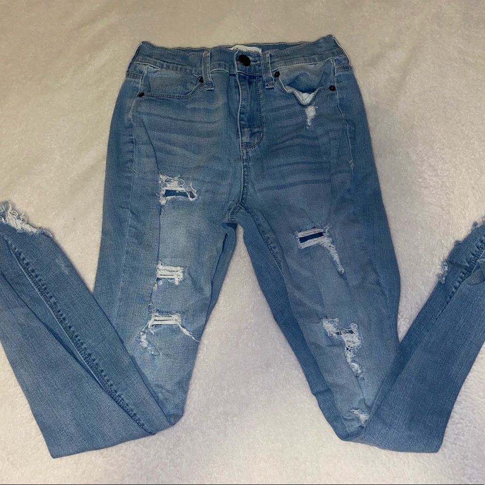 Womens Ripped skinny jeans
